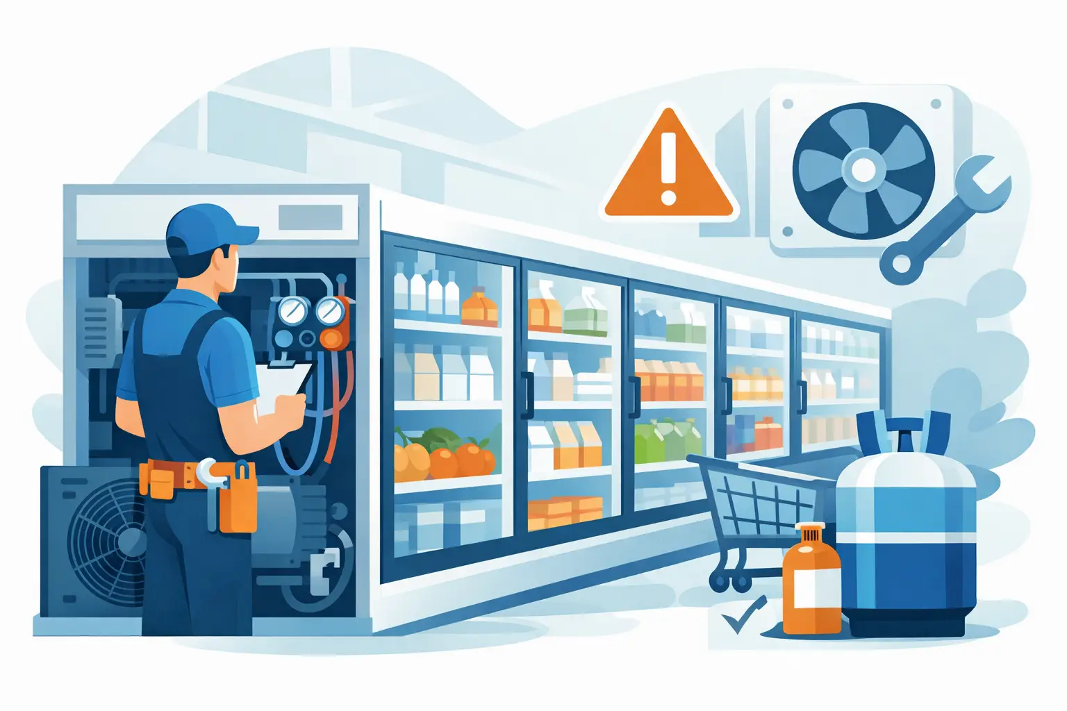 Supermarket Refrigeration Maintenance Tips