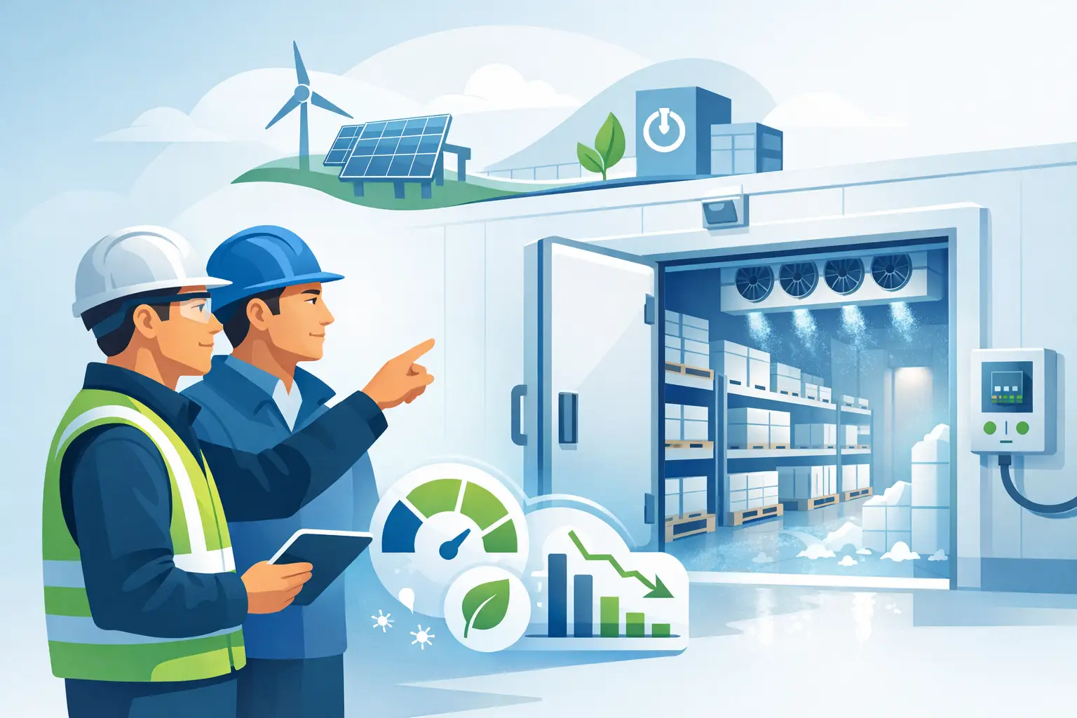 Energy Efficient Freezer Room Technology